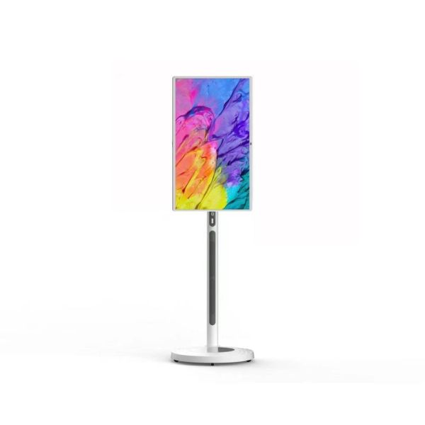 32 Inch Android 13 Touch Screen Kiosk with Mobile Stand and Interactive Digital Signage