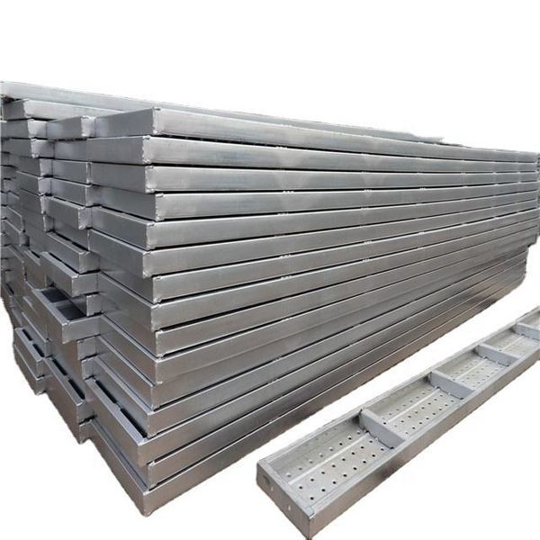 Construction Galvanized Scaffolding Boards Walking Platform Q195 Metal Deck Steel Plank