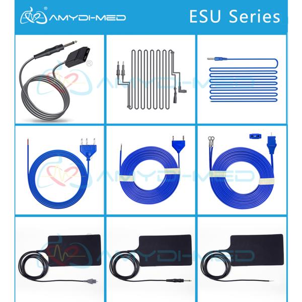 High Frequency Bipolar Cut Portable Electrosurgical Cable with Double-layer Safety Protection for Surgical Diathermy