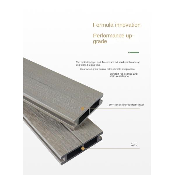 WPC Cladding Panel 90x24.5mm Wood Plastic Composite for Wall Floor