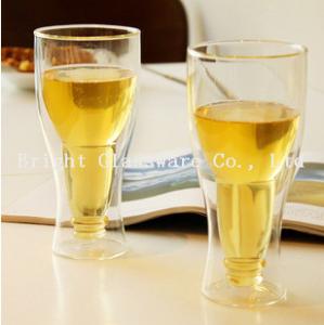 Quality top popular double wall beer glass for wholesale for sale