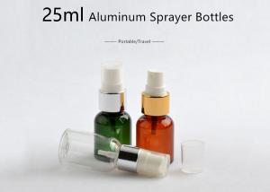 Quality Aluminum Head Refillable Perfume Spray Bottle Half Cover Customized Colors for sale
