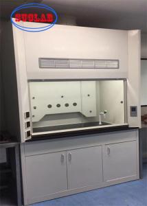 Quality Custom White 1500Mm L Laboratory Fume Cupboard For School Hospital for sale