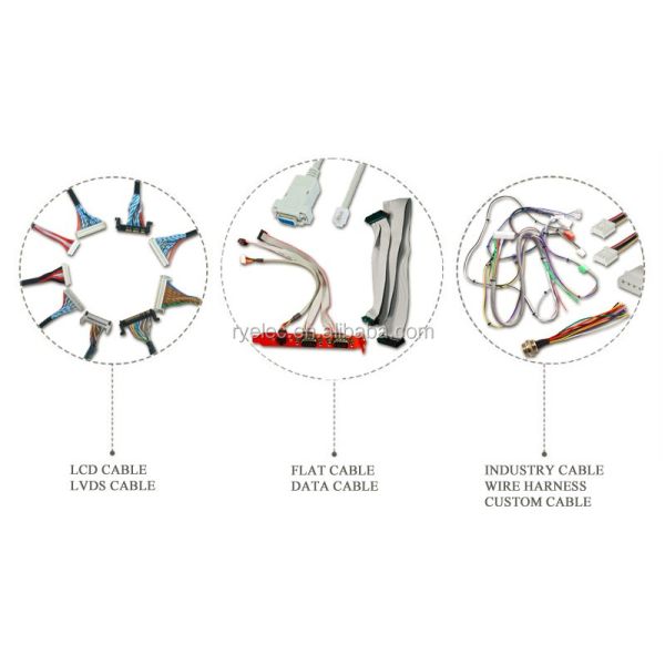 Custom Wire Harness Automotive Cable Assembly with Copper Core Customizable Length and JST/Molex Connector