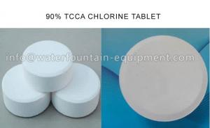 China 200g / Tablet Swimming Pool Chemicals Chlorine Tablet For Recycling Water on sale