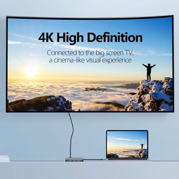 Multifunction Micro USB C To HDTV Adapter USB C Adapter For Mac TV Projection