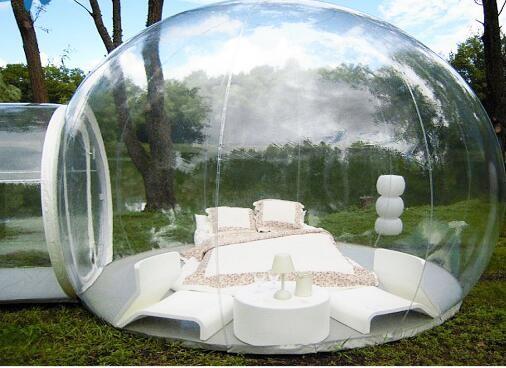 Buy Outdoor Single Tunnel Inflatable Bubble Tent ,  3.8M*2.6M Transparent Bubble Tent  at wholesale prices