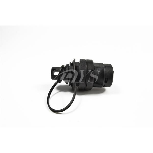 H OPTIC Simplex Adapter Fiber Optic , Waterproof IP65 Fiber Optic Connector