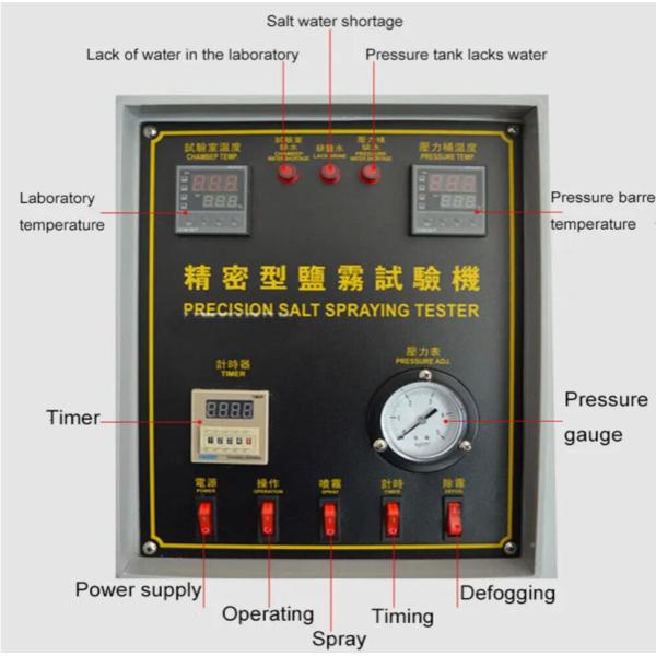 Electronic Plastic Salt Spray Chamber For Lab Testing Temperature Humidity Corrosion Cyclic