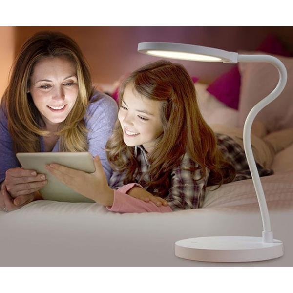 Portable Dimmabletable Smart LED Table Lamp USB Rechargeable For Bedroom Study Office