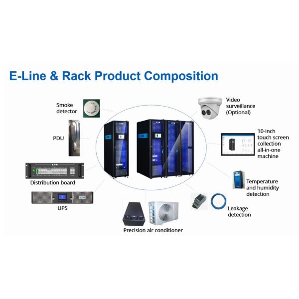 EATON Prefabricated Modular Data Center with Efficient Cooling Low Latency and Three Phase Power for Telecom Industry