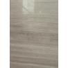 Wood Grain Marble Gloss Floor Tiles , Polished Marble Tiles For Stair Railings for sale