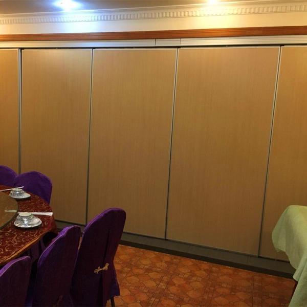 Soundproof Commercial Decorative Foldable Partition Wall / Movable Wall Panels