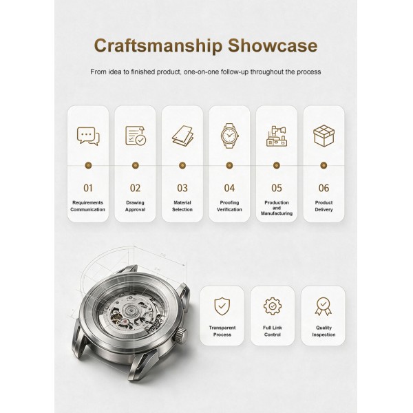 AeroCushion Skeleton Watch Case-SHX