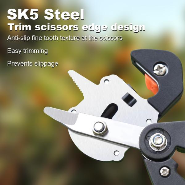 Nylon Handle Grafting Scissors Pruning Shear Seedling Fruit Tree Gardening Tools