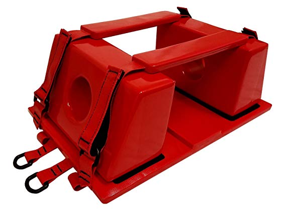 Airtight Speedblocks Head Immobilizer , Spineboard Head Block Non Drainage