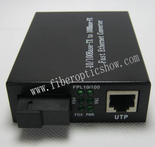 SC / ST Connector Fiber Optic Media Converter