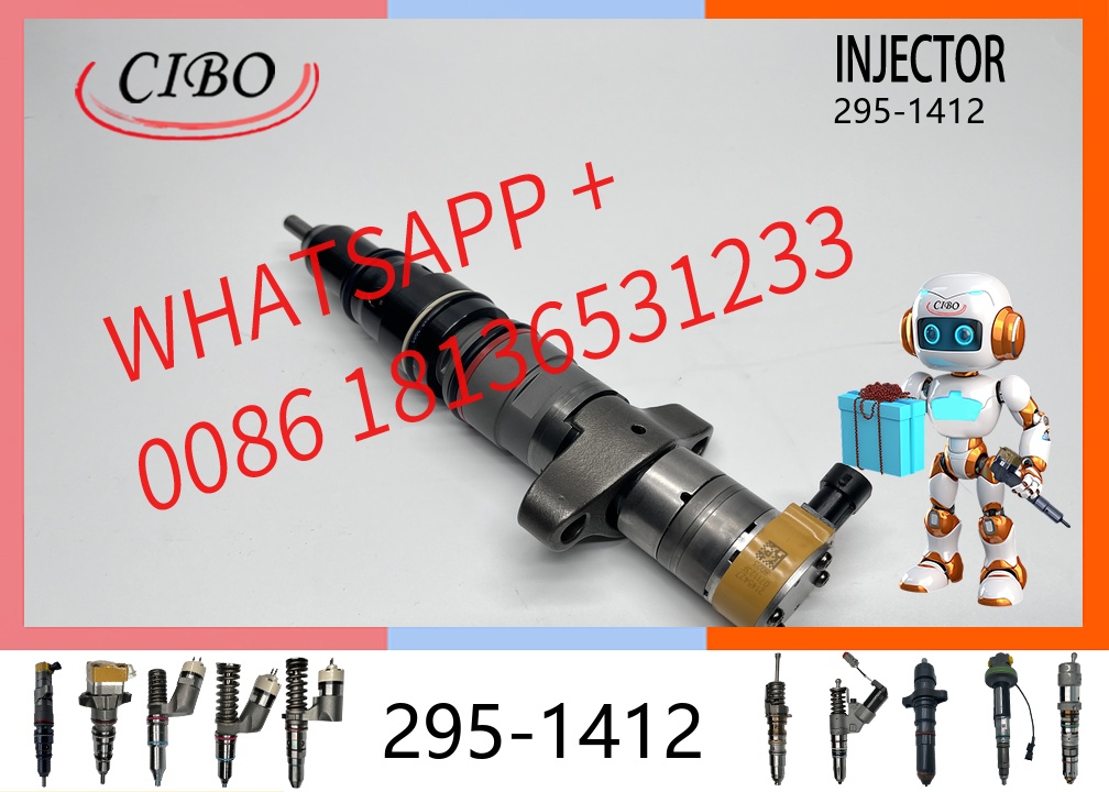 original 295-1412 Fuel Injector for C7 C9 Engine E336GC E320D E330D E324D E325D E329D 950H 962H 14M Excavator 10R-7225 20R-8066 original new injector