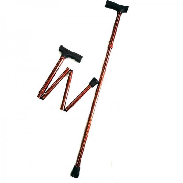 Buy Adjustable height folding walking cane stick Crutches Anti-Slip for Elderly  OEM Medline at wholesale prices