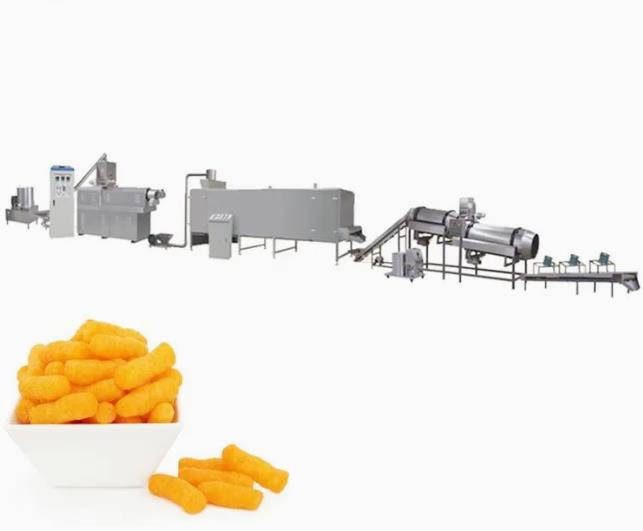 Chocos Cereals Corn Puff Snacks Food Processing Line