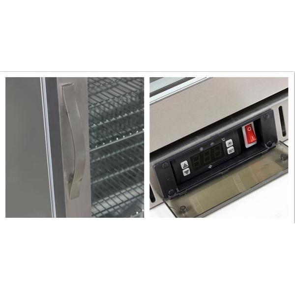 850/900mm Height 198/208L LED Lighting Folding Doors Mini Display Fridge,Back Bar Cooler