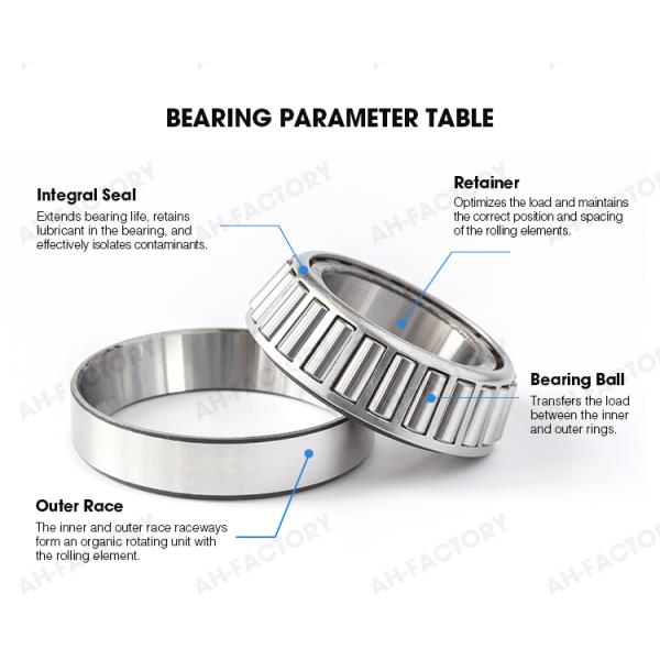 Stable Performance Tapered Roller Bearing 33005 with Simple Structure
