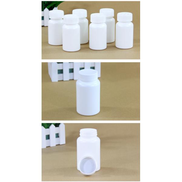 Custom Empty Plastic Medicine Pill Bottle Packaging With Screw Cap with Screen Printing