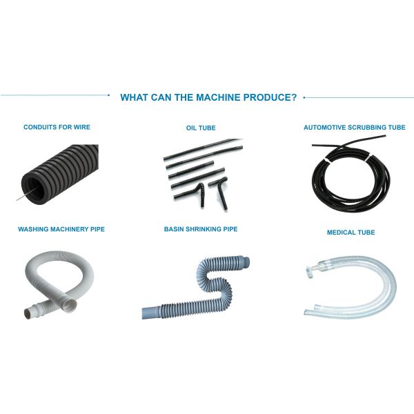 PLC Control System Plastic Pipe Extruder Machine 0-74rpm Screw Speed