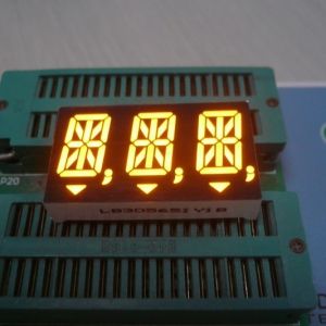 Quality Super Amber 3 Digit 14 Segment LED Display 0.56 inch For Digital Indicator for sale