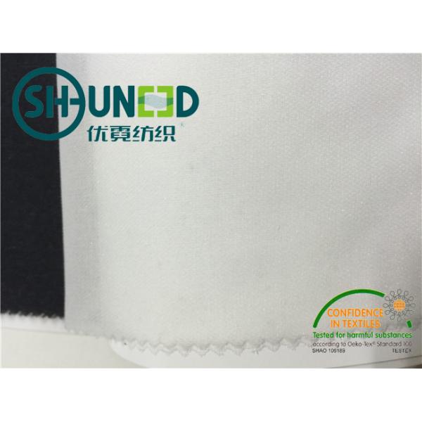 100% Polyester 22 gsm 122cm Width Woven Interlining Fusible Interlining for Women's Wear