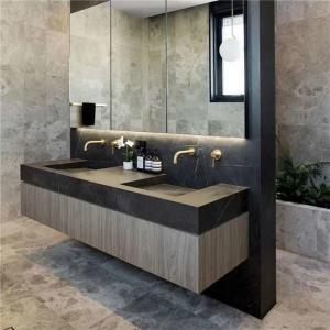 Quality Single Sink Vanity Mirror Solid Wood Bathroom Vanity OEM ODM for sale