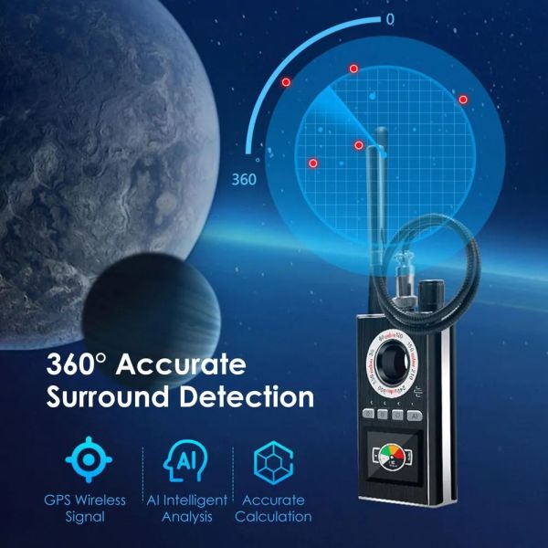 K88 Wireless RF Signal Detector Device For GSM GPS Tracker Mini Camera Infrared Scanning