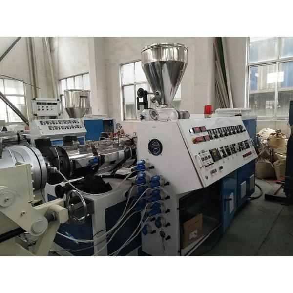 Deep Screw Channel Structure Separate Type Extruder Plastic PE Pipe Production Line