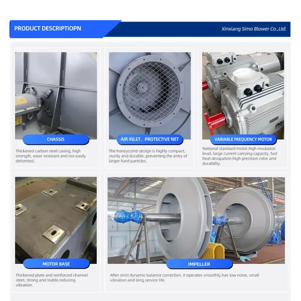 Customized High-Efficiency Heavy-Duty Centrifugal Fan Induced Draft Fan