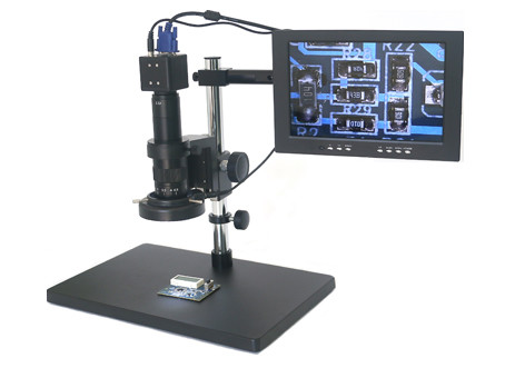 VGA Industrial Camera Microscope Digital 21MP 16M 5M WIFI 52 LED Ring Lights