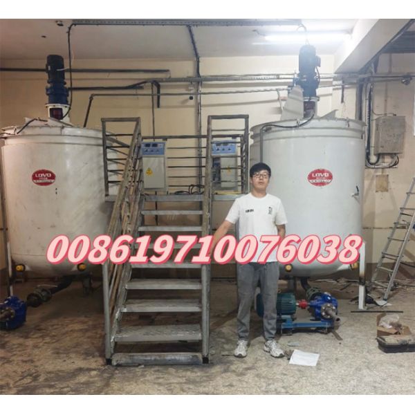 Soap Making Machine Mixing Tank Soap Saponification Tank With Heating And Stirring Function