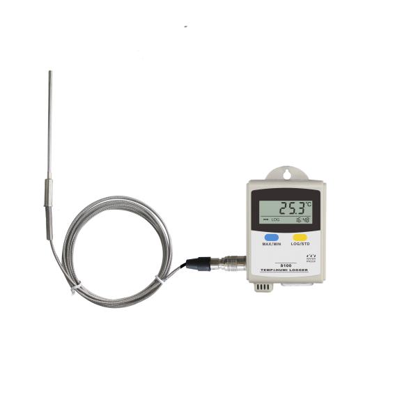 External PT100 Sensor High Low Temperature Data Logger With Analyzed Software