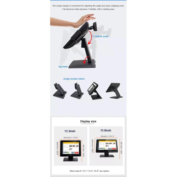 Linux POS Payment Machine Terminal Systems For Restaurant