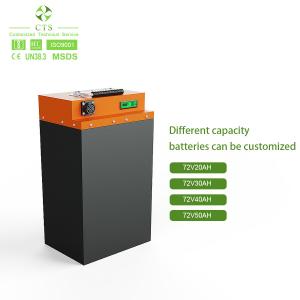 Quality OEM LiFePO4 Lithium Battery Pack 72V 40Ah 50Ah 60V 20Ah 50Ah electric scooter battery pack for sale
