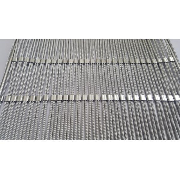 Flexible stainless steel cable mesh
