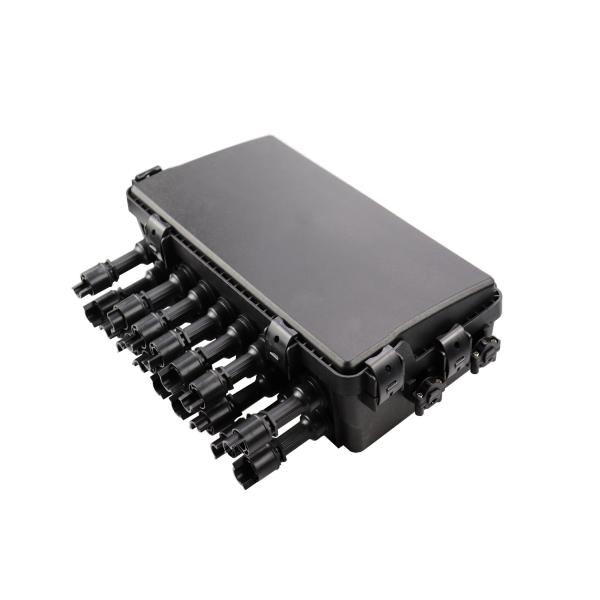 Wall / Pole / Aerial 16 Core Optical Fiber Cable Joint Closure Black