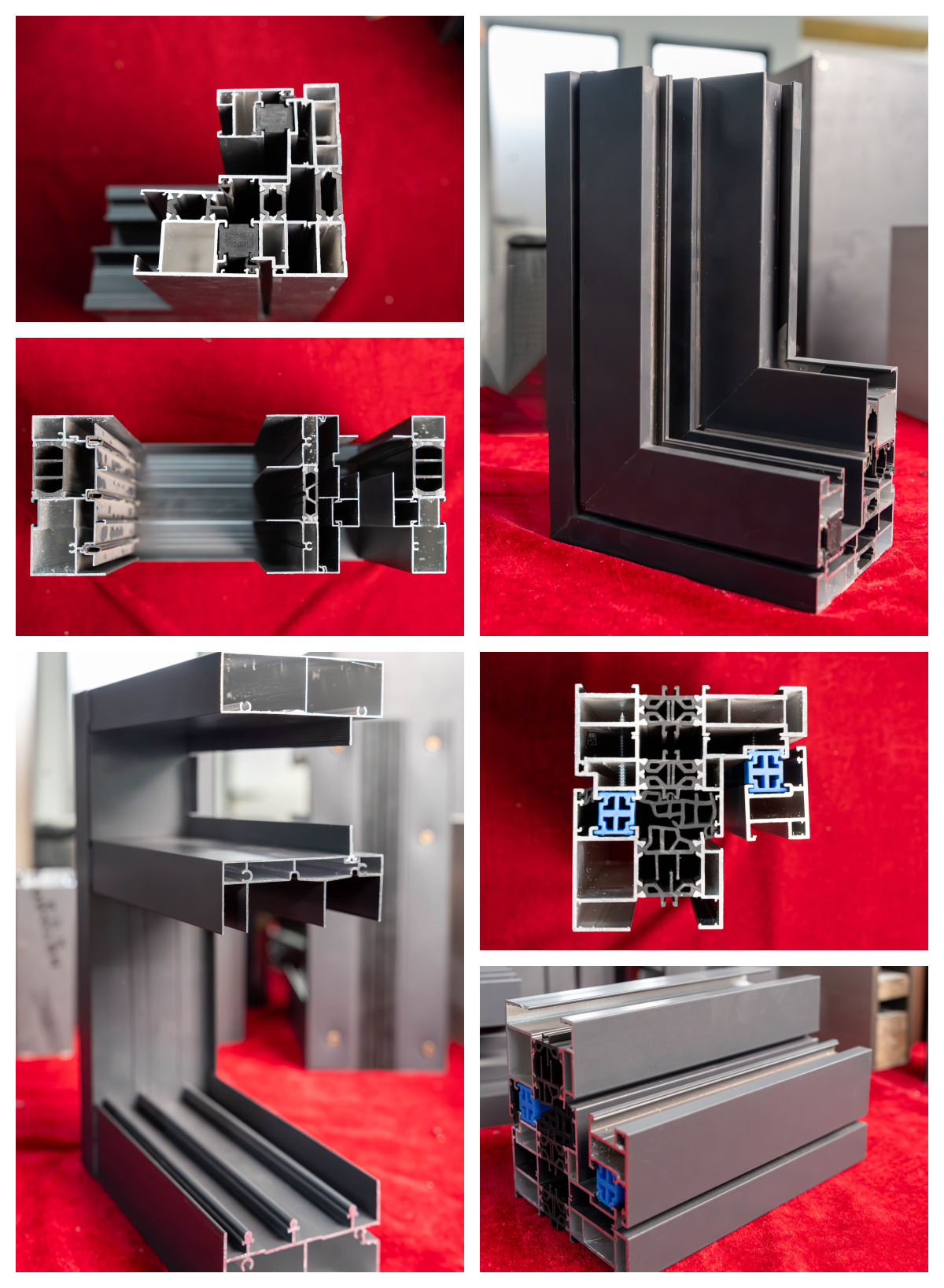 Double High Security Modern Kitchen Bathroom Glazed Sliding Windows Custom Exterior Thermal Break Aluminum Alloy Hotel