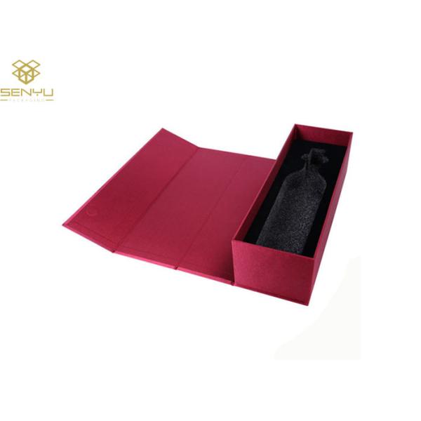 Wine Storage Boxes Cardboard 1200gsm Rigid Gift Handmade Size Customized