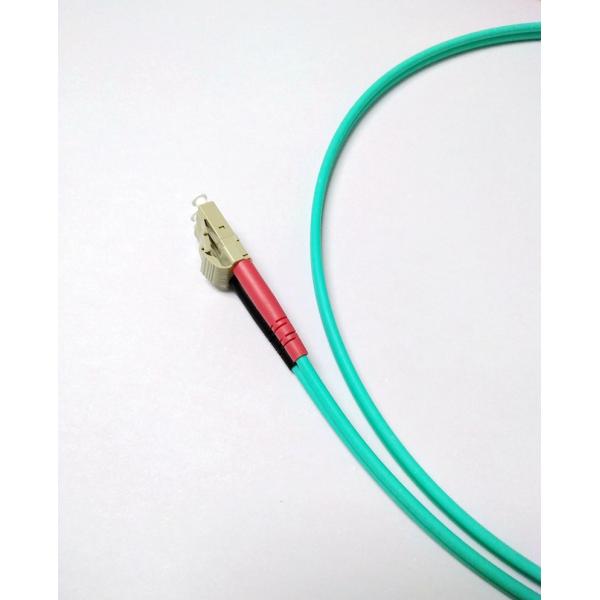 50 / 125 Duplex LSZH Multimode Fiber Optic Patch Cord 3MM LC / PC To LC / PC 3 Meters