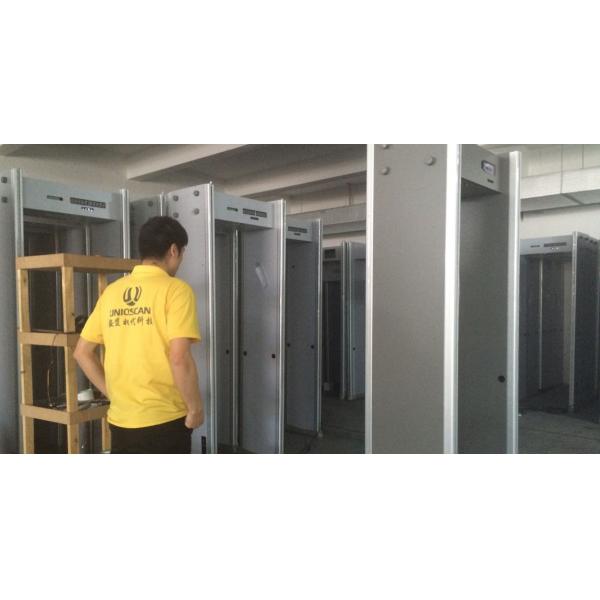 6 Zones 5 Digit Walk Through Metal Detector Security Gate For Body Checking