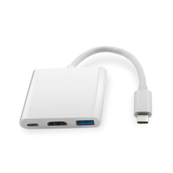Charging Data Transfer 3 In 1 4K HDMI 1080P USB Type C Hub
