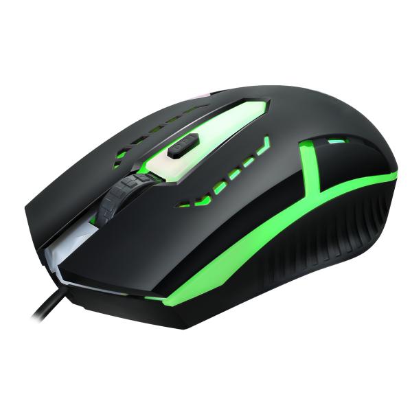 Supports Red Blue Purple Gradient Lighting Multi-level DPI Adjustment Wired Computer Mouse For Portable Gaming
