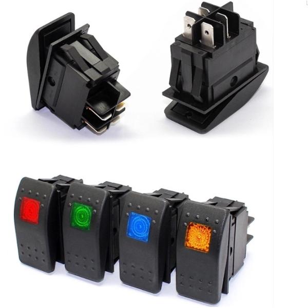 DVR Accessories , Ship type 12V /24V Switch / Panic Button for Vehicle Power modification