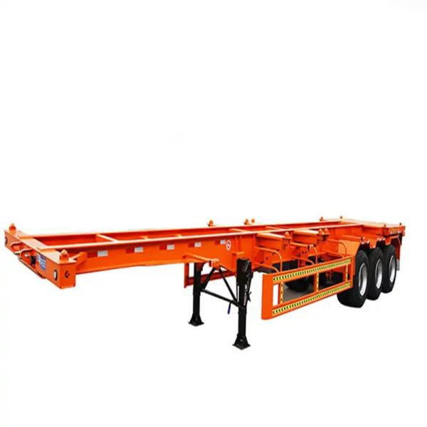 Multi-link Type Skeleton Extendable Low Bed Semi-Trailer for Heavy Cargo Transport