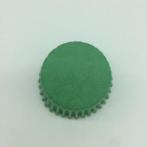 Quality Non Stick Paper Cupcake Liners Round Shape Green Cupcake Holders Food Grade Baking Cups for sale